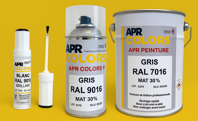 stylo retouche aérosols pots de peinture stylo retouche aérosols pots de peinture RAL Sur mesures a l'unité